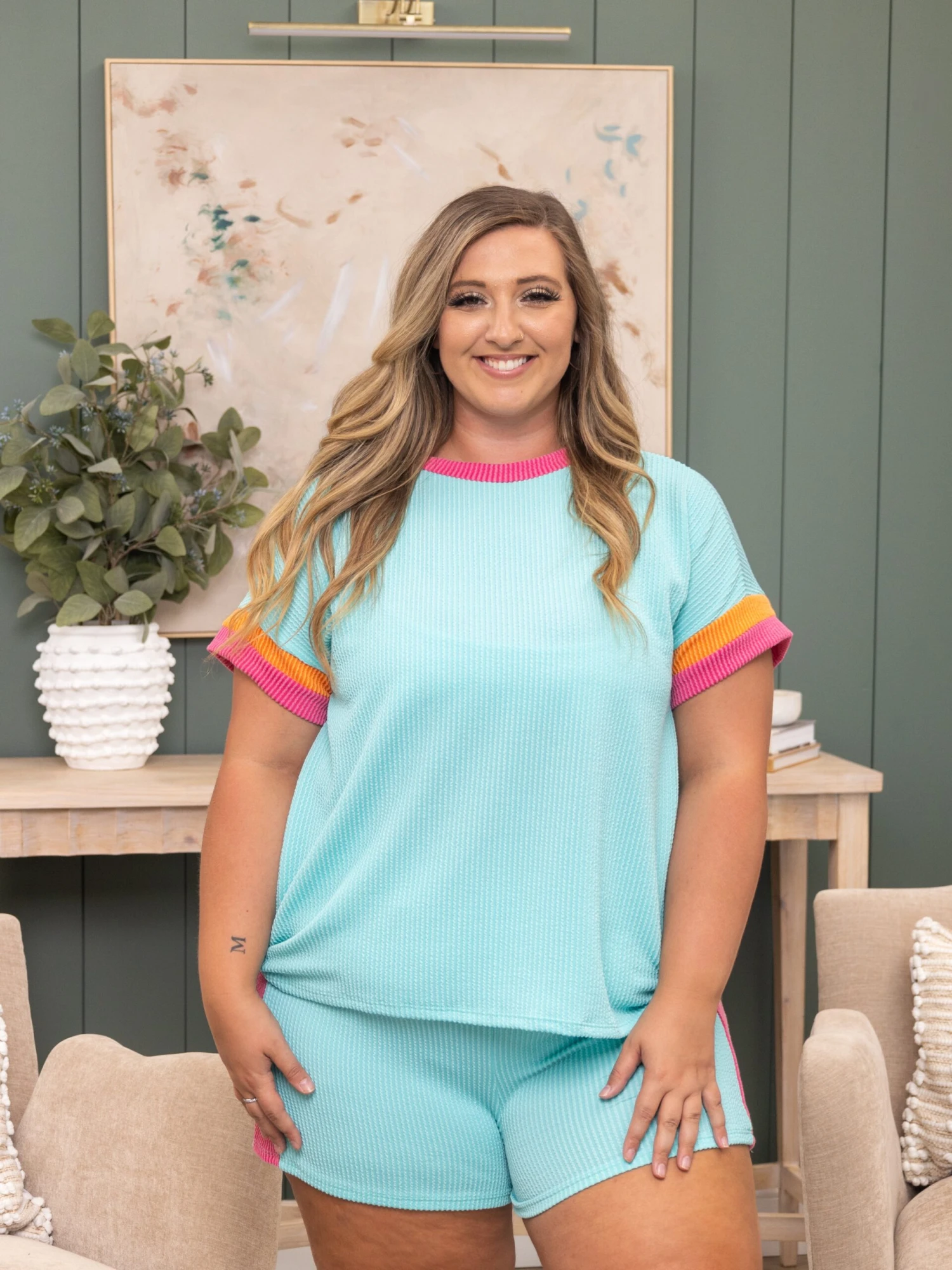 Raised Rib Evermore Shorts | S - XL Set W/ Sku54507 2 Raised Rib Evermore Shorts | S - XL Set W/ Sku54507 - Image 2