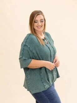 Textured Ribbed Knit Short Sleeve Top | S-L -Discount Divas Shop 82c90e18c23ce7c09c7f464634d12a81