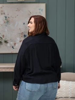 Woven Button Down Shirt | S/M - 2X/3X -Discount Divas Shop 83e7e23ad8034c5b4dd7c2c5b3cdbd90