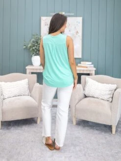 Dear Scarlett Solid Wrinkle Free Surplice Sleeveless Top | S - 3X -Discount Divas Shop 83f3f5693c3bd92d7551db53fe99df08