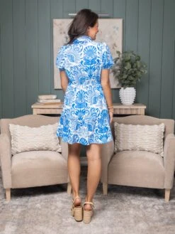 Floral Print Drawstring Waist Dress | S - XL -Discount Divas Shop 853be978d4dc911894e664c059220cd7