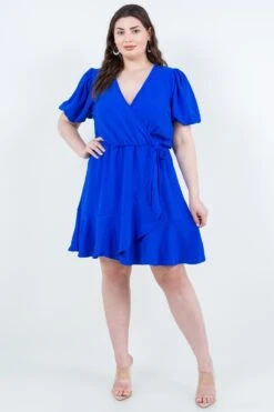 Spin USA Short Sleeve Surplus Dress | S - 3XL