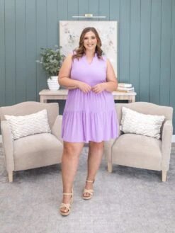 Dear Scarlett Solid Lizzy Wrinkle Free Tiered Sleeveless Dress | S - 3X -Discount Divas Shop 85c9fcc7bdcf9e7608199d54a16dba6d
