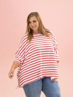 Game Day Raised Rib Easy Fit Top | REG-PLUS -Discount Divas Shop 85d9c1f7cdb157922771ddaf9c71fc72
