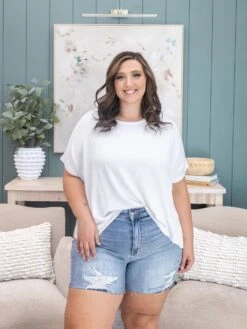 Judy Blue High Waist Shorts With Stitch Over Destroy Detail | S-3XL -Discount Divas Shop 86b7962ee616a789b96b92f6e74aadbd