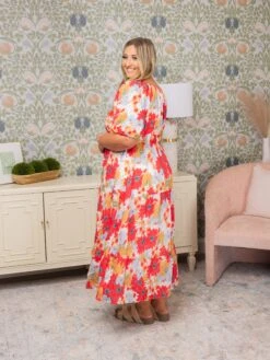 Tiered Puff Sleeve Midi Dress | S-3XL -Discount Divas Shop 86b7a85487ff145e4ac0f1780fe9a19a