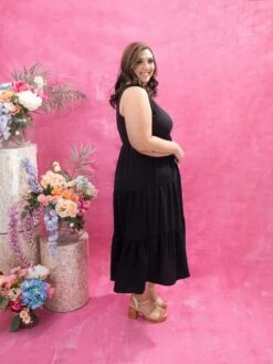 Sleeveless Tiered Dress | S - 3X -Discount Divas Shop 885a1e16c24cc6b856e2b7a65f358723