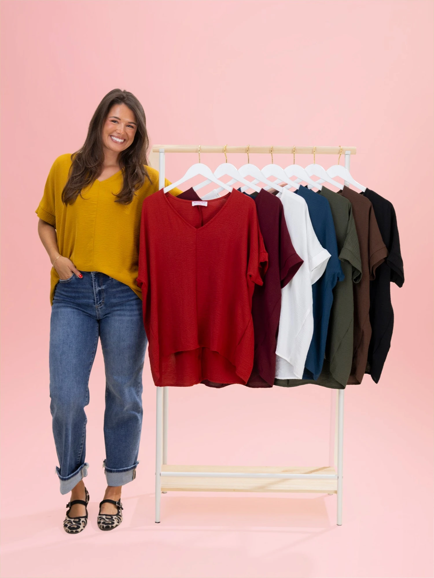 Amazing Airflow V-Neck Oversized Dolman Top By DD Design | Small - 3XL 12 Amazing Airflow V-Neck Oversized Dolman Top By DD Design | Small - 3XL - Image 12