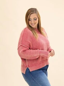 Zenana Washed Side Slit Oversized Cropped Sweater | S/M-L/XL -Discount Divas Shop 89fa5fb0c5775c62000e9cc8535d737b