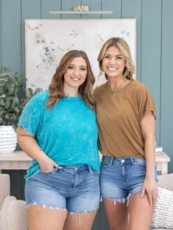 Mica Denim High Rise Cut Off Shorts | S-3X