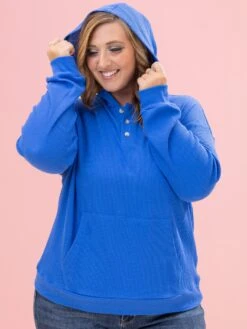 Waffle Knit Hoodie By DD Design | S-3XL -Discount Divas Shop 8ac1db5548b580cc51e2a4992a125e30