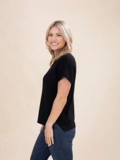 Ribbed Short Sleeve Sweater | S-3XL Pair W/ Sku63628 -Discount Divas Shop 8c075e293540542524ec1c377a00706e