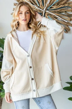 Mix Media Hooded Cardigan | S - XL Oli & Hali -Discount Divas Shop 8c79bbfaf20b5d7e0c918a082c7f0dcf