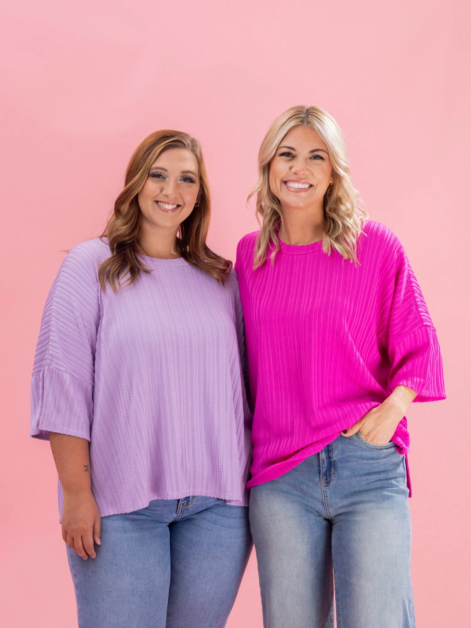 Ribbed Textured Oversized Top By DD Design | S-3XL 2 Ribbed Textured Oversized Top By DD Design | S-3XL - Image 2