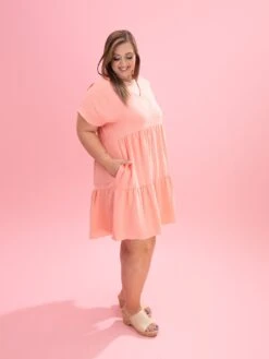 Airflow Tiered Knee Length Dress By DD Design | S-3XL -Discount Divas Shop 8d93c8efe315b94b70fa24dec7f40530