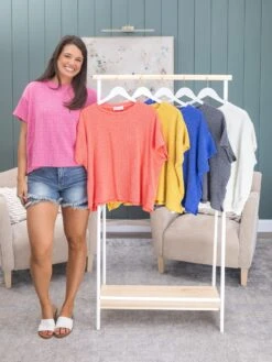 Textured Short Sleeve Top By DD Design | S - 3X 19 Textured Short Sleeve Top By DD Design | S - 3X -Discount Divas Shop 8ec712a05f3aef7a8334b11e902159e4