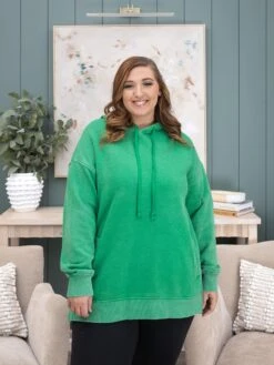 Lived In 2-Pocket Garment Washed Tunic Hoodie By DD Design | S-3XL -Discount Divas Shop 8f3ff9b4dfba8c63463649ee6a8d324e