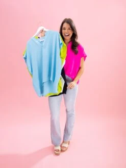 V Neck Airflow Top W/ Flat Collar By DD Design | S-3XL -Discount Divas Shop 8fbdf0b4748a5eb6709529b3d7babc99