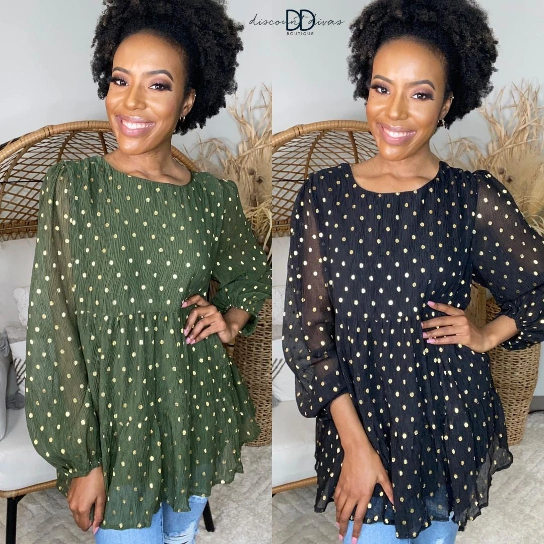 Garden Green Top *Final Sale* 1 Garden Green Top *Final Sale*