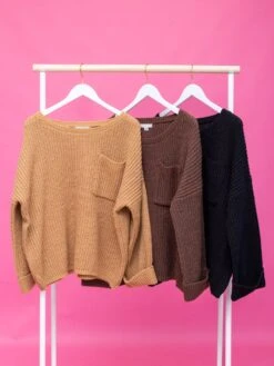 Round Neck Oversized Sweater | S - L