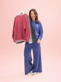 Lived In Raw Hem Sweatshirt By DD Design | S-3XL -Discount Divas Shop 9130faca958c844b9c10398c2dae75fa