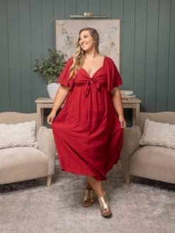 Bow Front Flared Short Sleeve Maxi Dress | S - XL -Discount Divas Shop 913f31e8142c1031c325e37150098dda