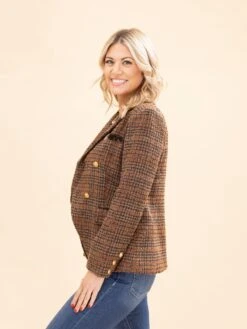 Tweed Long Sleeve Blazer | S-L -Discount Divas Shop 914ee0aaece00d96ae47a584e41f43b3