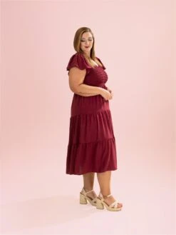 Airflow Flutter Sleeve Maxi Dress | S-3XL -Discount Divas Shop 91e525b77a8dae4b6ff9c8548e6cc71c