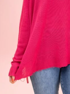 Oversized Lightweight Raw Hem Sweater By DD Design | S-3XL -Discount Divas Shop 93f9f782f274415dc6eb0bac7e59635b