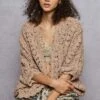 Chenille Crochet Knit Cardigan | One Size POL