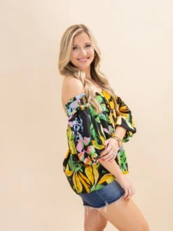 Tropical Printed Short Sleeve Blouse | S-3XL -Discount Divas Shop 947294710fd1b616d415d6735e1b8862