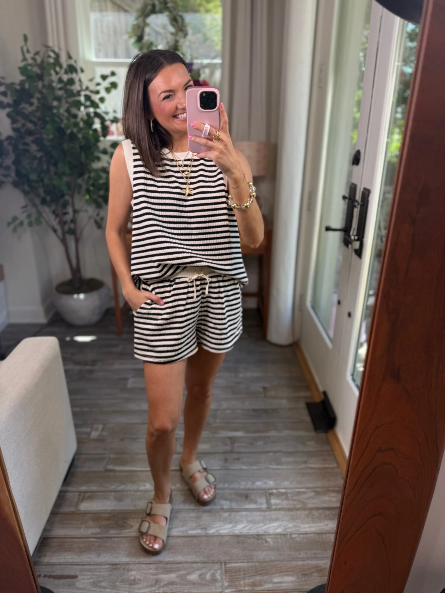 Striped Drawstring Shorts | S-L Pair W/ Sku 7 Striped Drawstring Shorts | S-L Pair W/ Sku - Image 7