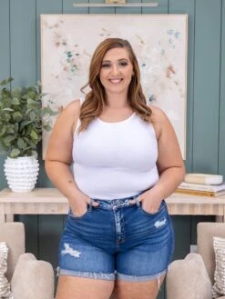 Zenana Distressed Cuffed Raw Hem Denim Shorts | S-3X 17 Zenana Distressed Cuffed Raw Hem Denim Shorts | S-3X -Discount Divas Shop 95b9c13c76c0d64baeeeef80067662ba