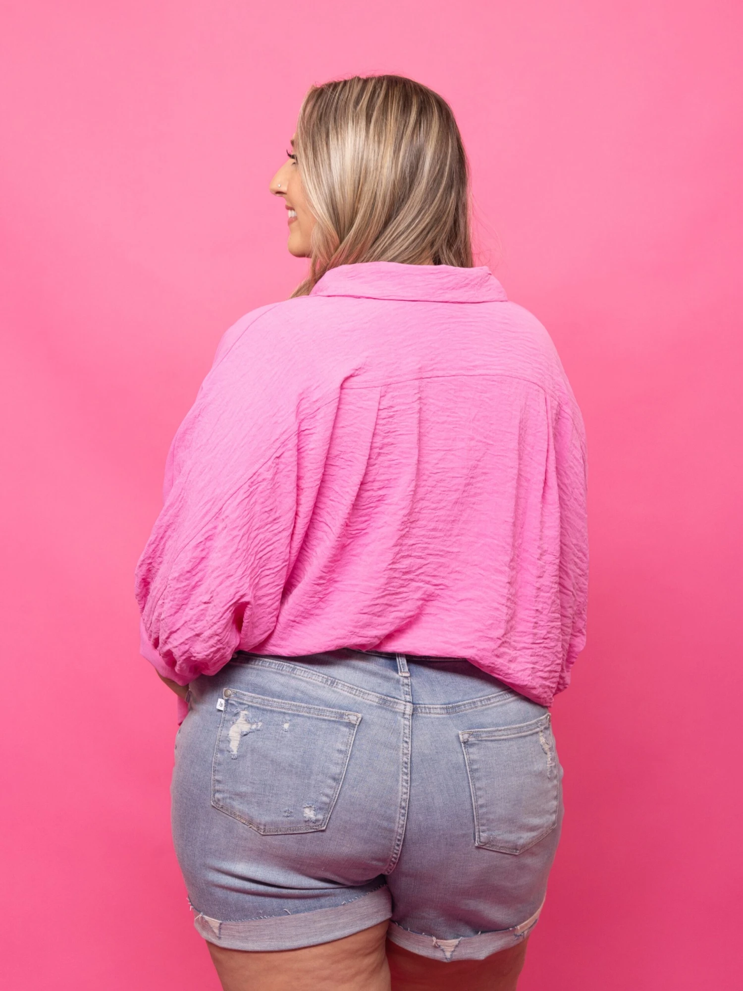 Judy Blue High Waist Destroy Cuffed Shorts | S - 3XL 4 Judy Blue High Waist Destroy Cuffed Shorts | S - 3XL - Image 4