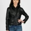 PRE-ORDER Faux Leather Moto Jacket With Zip-Up Hoodie | S - XL Snobbish