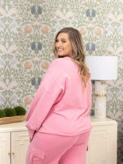 Acid Wash Crewneck Long Sleeve Raw Edge Oversized Sweatshirt | S-3XL Set W/ SKU54631 -Discount Divas Shop 96659d4d1434d6afdd9aac656a3623b3