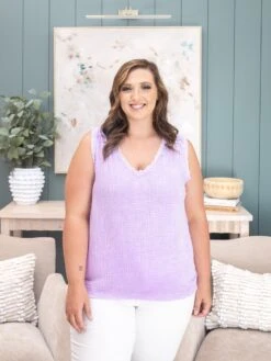 Zenana Double Gauze Raw Edge Acid Wash Tank Top | S-L -Discount Divas Shop 9710b7fc6c0e2ad237adb011210b6e89