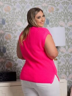 Patch Pocket Sleeveless Midweight Sweater | S - XL -Discount Divas Shop 974126edcc46d8eee2f2a184a69a234d