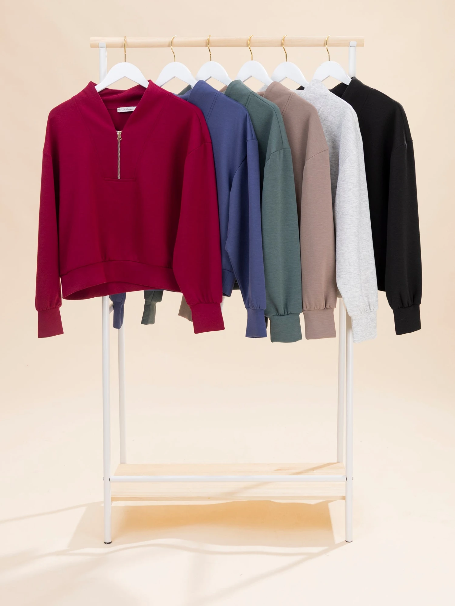 Zenana Scuba Half Zip Pullover | S-L 1 Zenana Scuba Half Zip Pullover | S-L