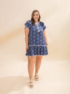 Eyelet Daydream Tiered Dress | S-2XL -Discount Divas Shop 98c3a9629bf85dcbbec9b721cb3dbd8f