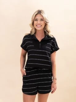 Scuba Stripe Tulip Hem Shorts | S-3XL Pair W/ Sku61502 -Discount Divas Shop 9984cff94638464d85e0f6a154277458