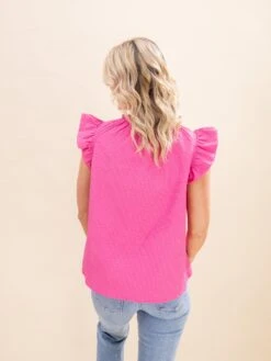 Checkered Ruffled Sleeve Woven Top | S-XL -Discount Divas Shop 9a6347371f675d36b4e345640db5a6ff