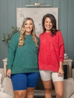 Zenana Luxe Hacci Oversized DropShoulder Top | S/M -X/L Christmas In July -Discount Divas Shop 9aed1dad8c73feeea05b41e2d0327145