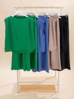 Crinkle High Low Top | S-L Pair W/ Sku62755 -Discount Divas Shop 9b8a490445f5f3982ef3a93b5fc61f6d