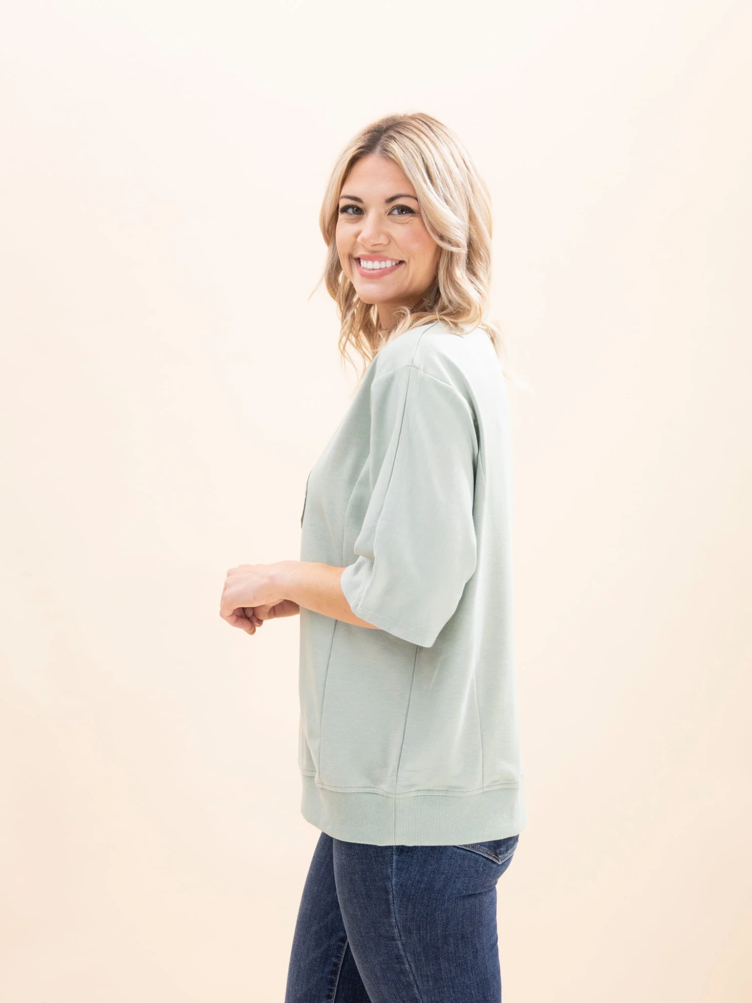Floral Patched Half Sleeve Tunic Top | S-XL 6 Floral Patched Half Sleeve Tunic Top | S-XL - Image 6