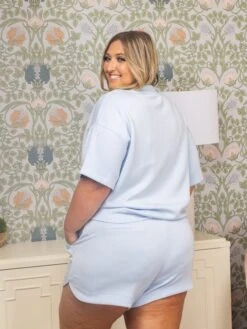 Mock Neck Short Sleeve Top | S - 3XL Set W/ Sku53646 -Discount Divas Shop 9c1e2144fae7569bcae6d4603217c537