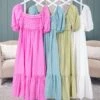 Short Sleeve Maxi Dress | S-L