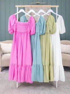 Short Sleeve Maxi Dress | S-L