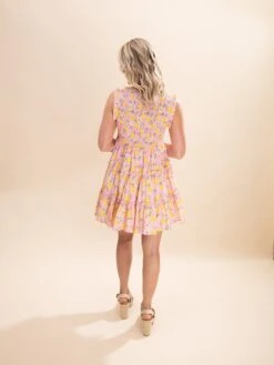 Ruffled Sleeve Floral Print Smocked Tiered Dress W/ Side Pocket | S-L -Discount Divas Shop 9e6a1a17ddcc226f84e33daff494100b