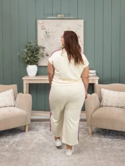 Multicolor Stripe Taped Drop Shoulder Top | S-L Pair W/ Sku56218 -Discount Divas Shop 9e7b8247b5eebdafbe46c52e0dcae4e5